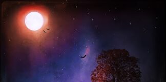 Easy Moonlight Landscape Acrylic Painting simple-moonlight-landscape-acrylic-painting